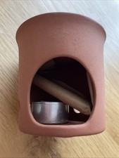 The Body Shop Aroma Jar Terracotta Oil Burner With 2 Fragrance Oils - Boxed