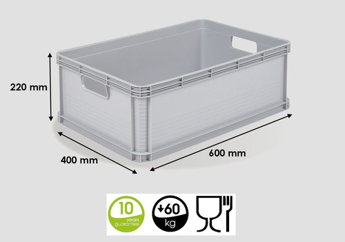 Heavy duty plastic stacking - duty,