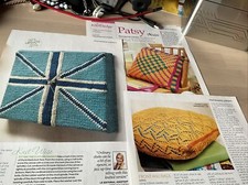 2 Cushion - Lace, Colourwork, Cogsworth Union Jack Clock Knitting Patterns