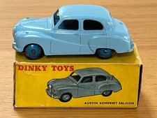 Dinky Toys 161 Light blue Austin Somerset saloon in near mint  fair original box