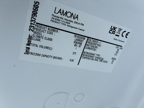 Howdens lamona lam6301 k45285 - lamona,