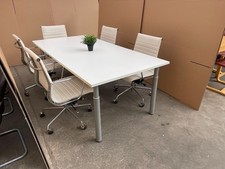Executive White Meeting Table