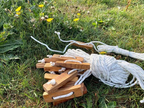 Bell tent guy ropes with - guy,
