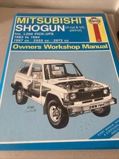 Haynes Mitsubishi Shogun
