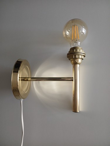 Danish vintage brass wall - danish,