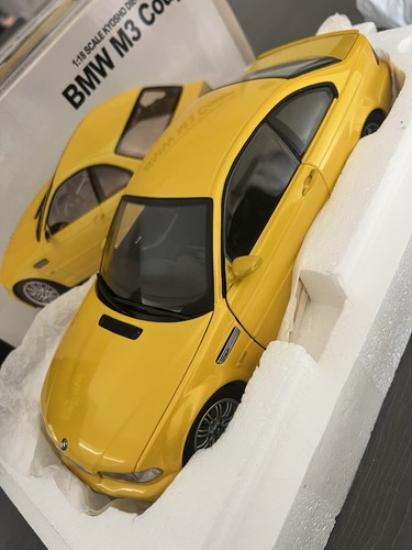 Kyosho bmw e46 m3 - kyosho, yellow