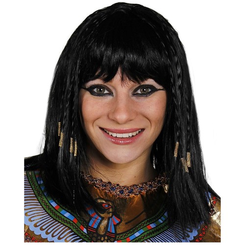 Ladies black cleopatra wig - cleopatra,
