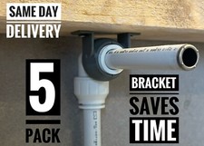 15mm JG Speedfit Push Fit Elbow Bracket - SECURE & ACCURATE Fitting - Pack of 5