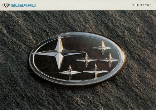 Subaru range 1994 - range, 1994-1995