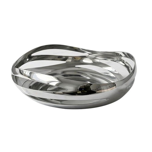 Stainless steel fruit bowl - steel,