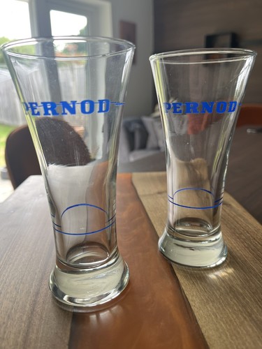 Pair vintage pernod tall - pernod,