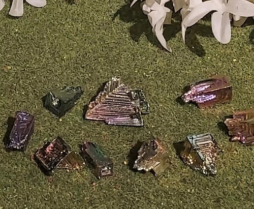 Bismuth rainbow aura natural - bismuth,