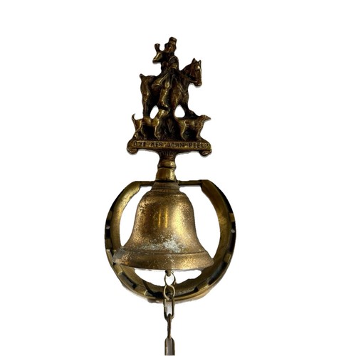 Vintage brass john peel horse - brass,