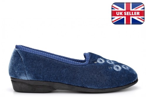 Womens embroidered slipper - womens,
