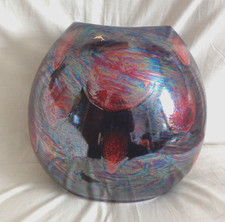Large Poole Pottery Purse Vase