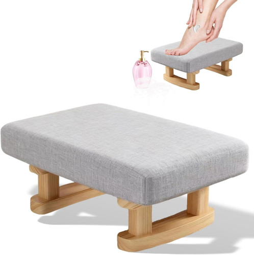 Small footstool ottoman - small,