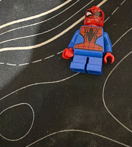 Lego spider man minifigure red - lego, spider-man