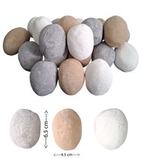 20 Mixed Gas Fire Pebbles
