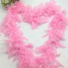 Feather Boa Dance Burlesque Fancy Dress 2M Thick Costume Party Decoration 7-80G
