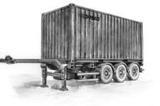 Italeri 20Container Trailer