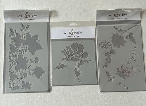 Altenew stencil poppy - stencil’s,
