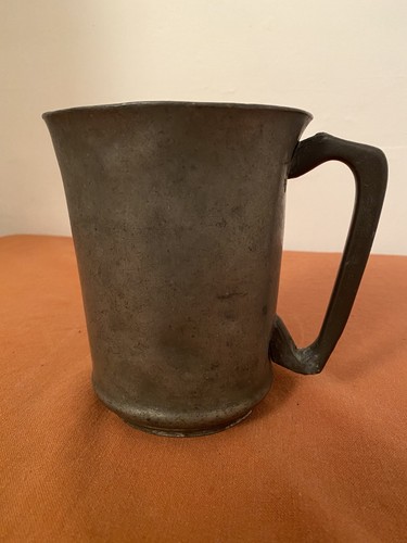 Heavy antique pewter - antique, quart