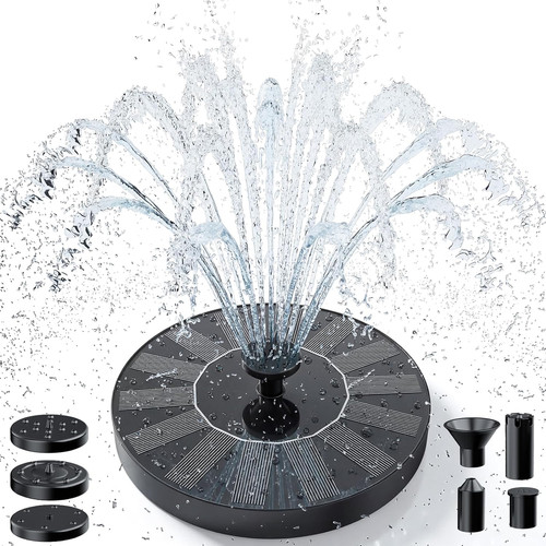 Amztime solar water fountain - solar,