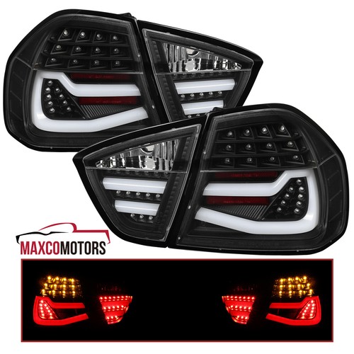Black tail lights fits - black,