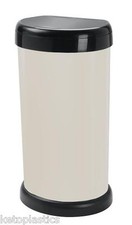 CREAM TOUCH TOP KITCHEN BIN - 42L - MODA BIN WITH LIFT UP LID