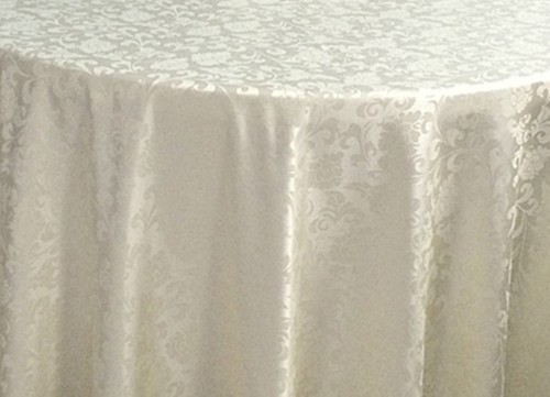 Ivory rectangle damask - ivory,