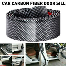 Carbon Fiber Car Stickers Door Sill Scuff Anti Scratch Tape Protection 3CMX2M UK