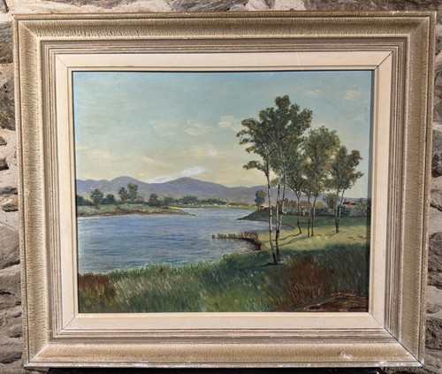 Oil painting panel early - painting,
