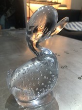 Whitefriars Dilly Duck 1960s Baxter Controlled Bubbles