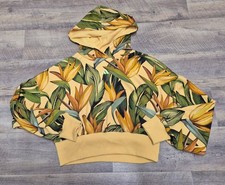 Adidas Rio Farm Womens Size 16 Floral Crop Hoodie Sweatshirt