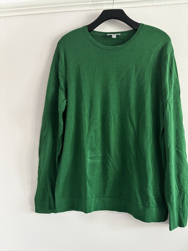 Cos 100 cotton green top - green,