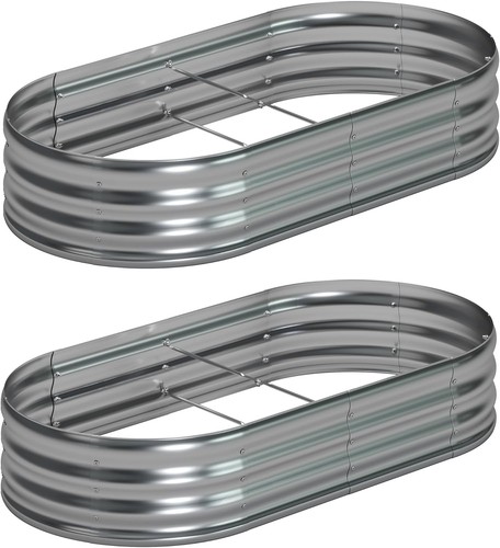 Outdoor oval bed galvanized - outdoor,
