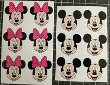x24 Micky - Minnie mouse vinyl decal bedroom wall stickers Full colour 004