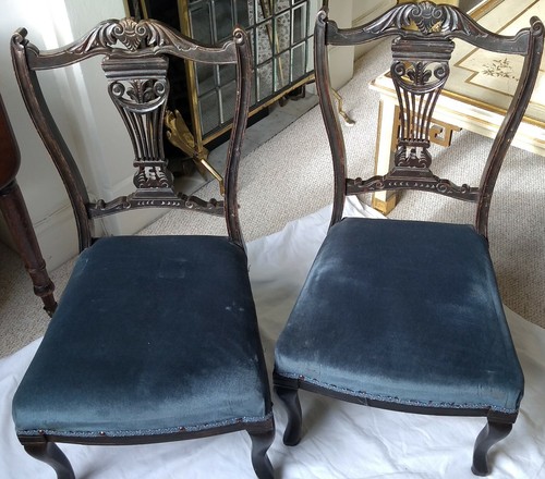 Matched pair pretty - matched, antique