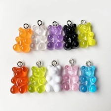 Gummy Bear Resin Charms Cute