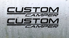 2 x Transit Custom Camper Decal Small Sticker Vinyl Graphic