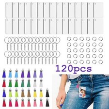 120pcs sublimation keychain - 120pcs,
