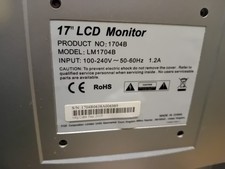 Advent PC monitor 17" LCD VGA