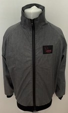 TRAINER SPOTTER street wear jacket  Mens Medium zipped grey 