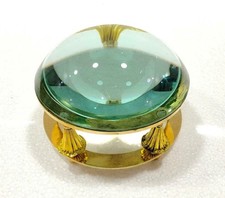 vintage brass 4" magnifying