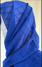 Blue Scarf Hijab Chiffon Muslim Ramadan Eid Gift Islamic