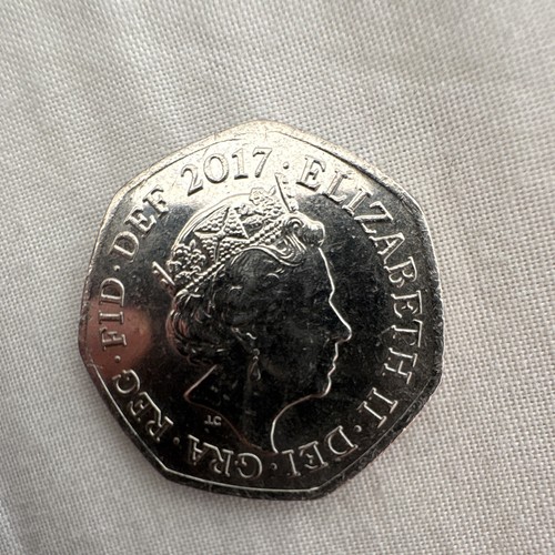2017 50p sir isaac newton - uk,