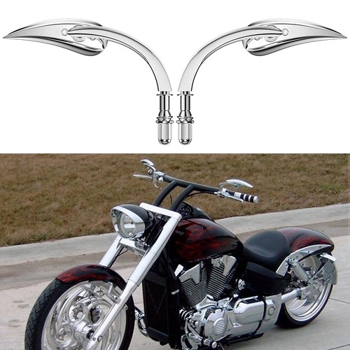 Chrome teardrop motorcycle - teardrop,