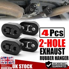 4X 2 Hole Universal Car Exhaust Hanger Mount Polyurethane Heavy Duty