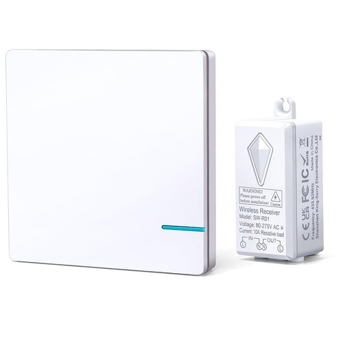 Wireless light switch kit - light,