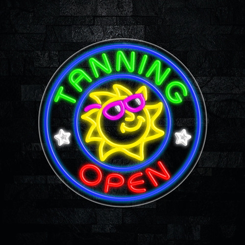 Tanning led neon - tanning,
